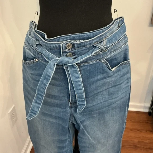 SKINN Men's Bootcut Jeans in Classic Blue Skinny Flare EXTRA HIGH WAIST